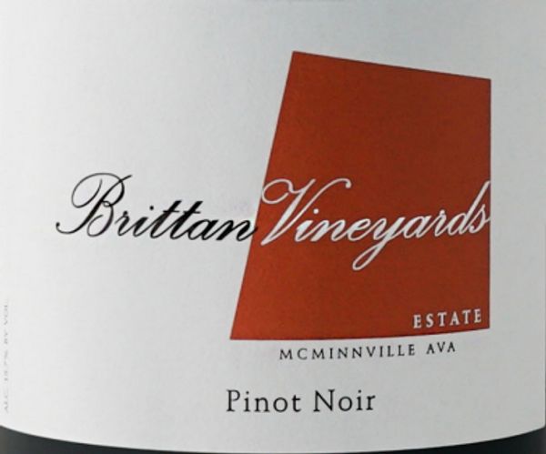 2019 Brittan Vineyards Estate Pinot Noir