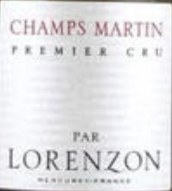 2020 Domaine Bruno Lorenzon Mercurey Champs Martins Blanc