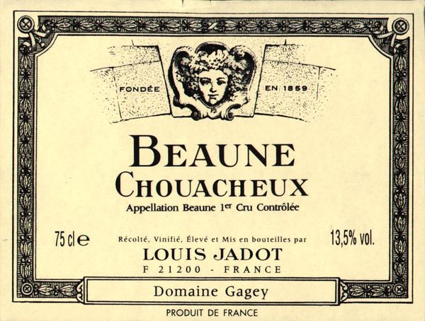 2009 Louis Jadot Domaine Gagey Beaune Chouacheux
