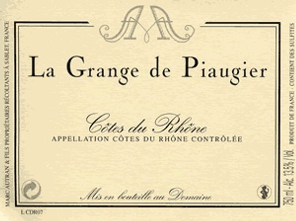 2020 Domaine de Piaugier Côtes du Rhône La Grange de Piaugier
