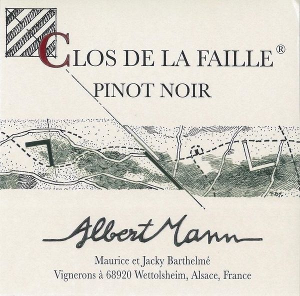 2019 Domaine Albert Mann Clos de la Faille Pinot Noir