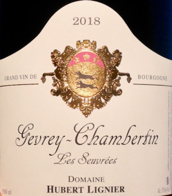 2020 Domaine Hubert Lignier Gevrey-Chambertin Les Seuvrées