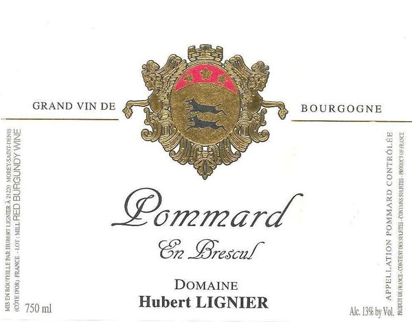 2020 Domaine Hubert Lignier Pommard En Brescul