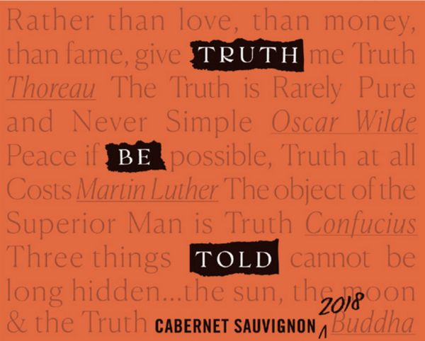 2019 Truth Be Told Cabernet Sauvignon