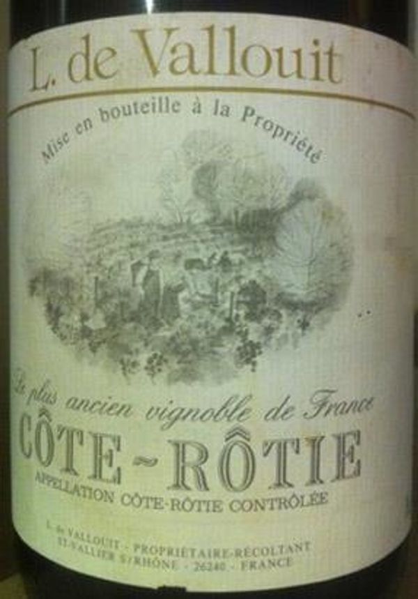 1985 L. de Vallouit Côte-Rôtie