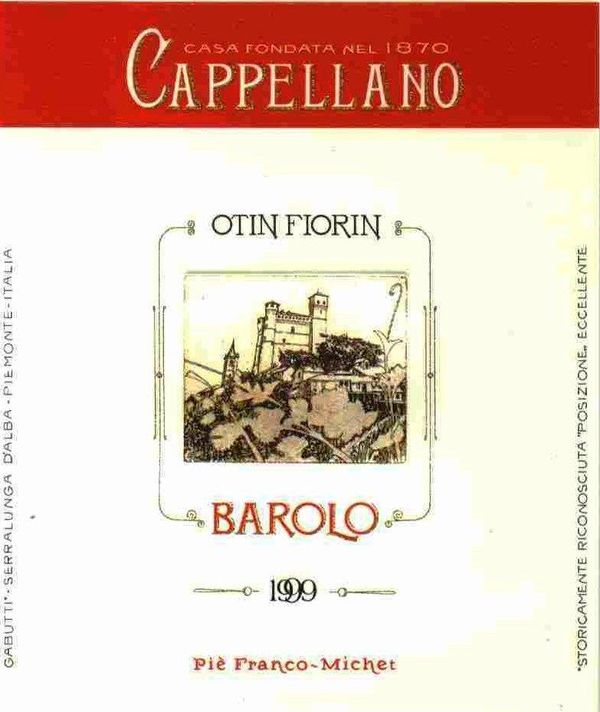 2000 Cappellano Barolo Otin Fiorin Piè Franco