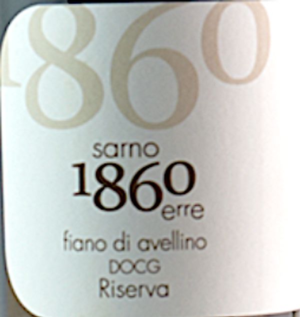 2018 Tenuta Sarno 1860 Fiano di Avellino Erre Riserva