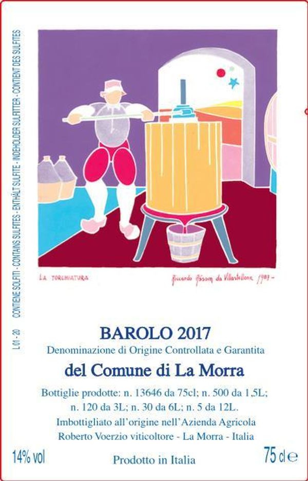 2017 Roberto Voerzio Barolo del Comune di La Morra