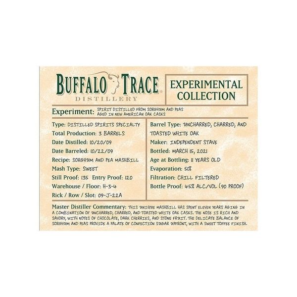 2022 Buffalo Trace Experimental Collection Baijiu-Style Spirit