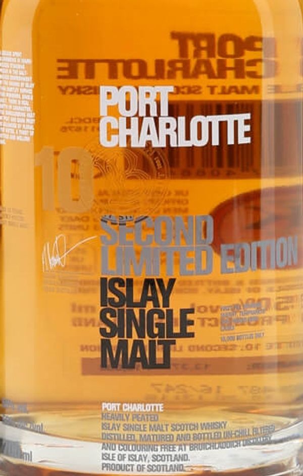 Port Charlotte Second Limited Edition 10 Year Old Islay Single Malt Scotch Whisky