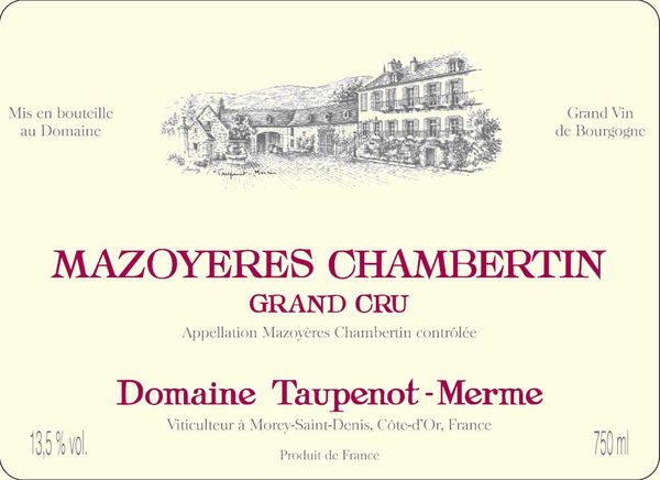 2018 Domaine Taupenot-Merme Mazoyères-Chambertin