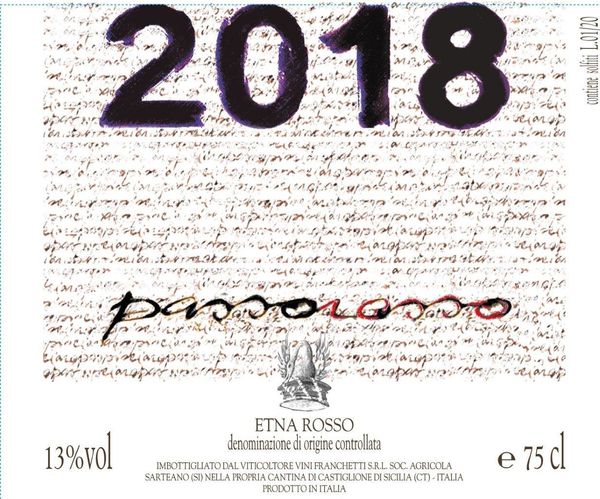 2020 Passopisciaro Passorosso