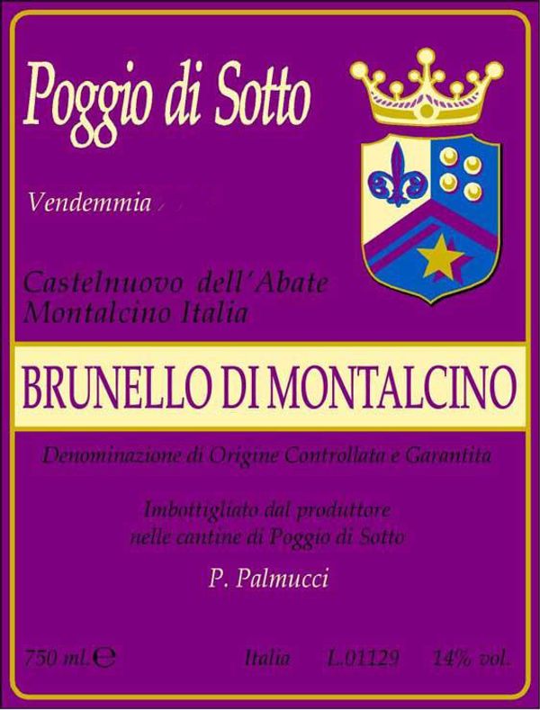 2017 Poggio di Sotto Brunello di Montalcino