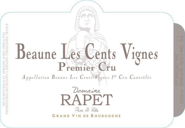 2018 Domaine Rapet Père et Fils Beaune Les Cents Vignes
