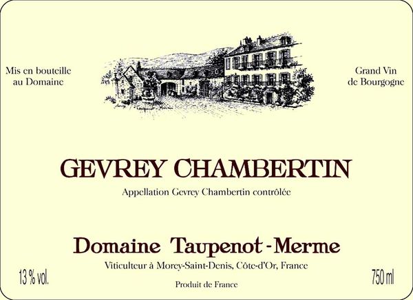 2020 Domaine Taupenot-Merme Gevrey-Chambertin