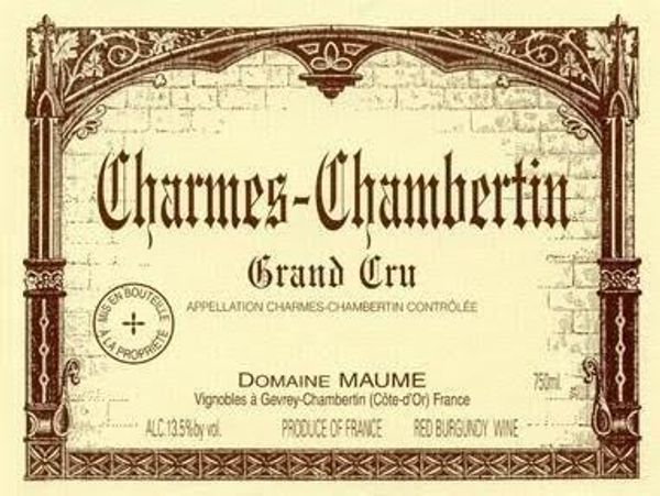 1996 Domaine Maume Charmes-Chambertin