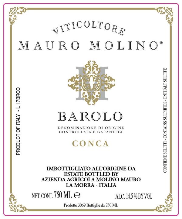 2019 Mauro Molino Barolo Conca