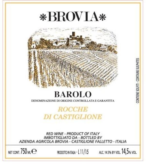 2017 Fratelli Brovia Barolo Rocche di Castiglione