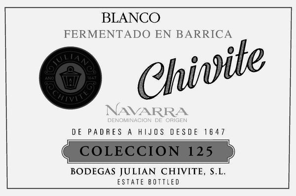 2018 Julián Chivite Navarra Blanco Coleccion 125