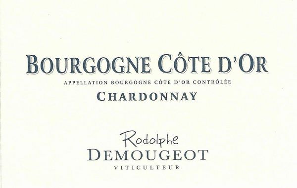 2020 Rodolphe Demougeot Bourgogne Côte d'Or Chardonnay
