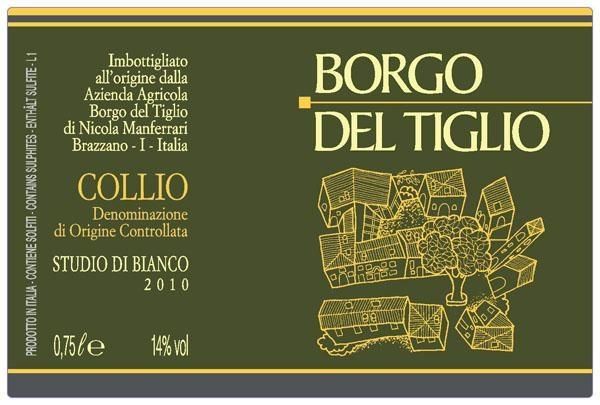 2015 Borgo del Tiglio Collio Studio di Bianco