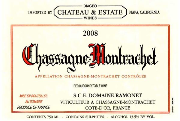 2005 Domaine Ramonet Chassagne-Montrachet Rouge