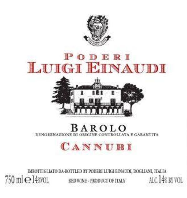 2018 Poderi Luigi Einaudi Barolo Cannubi
