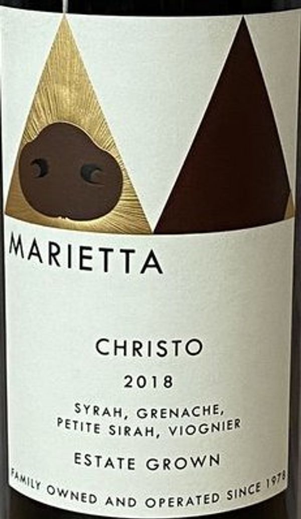 2018 Marietta Cellars Christo