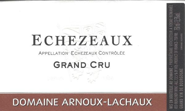 2017 Domaine Arnoux-Lachaux Echézeaux