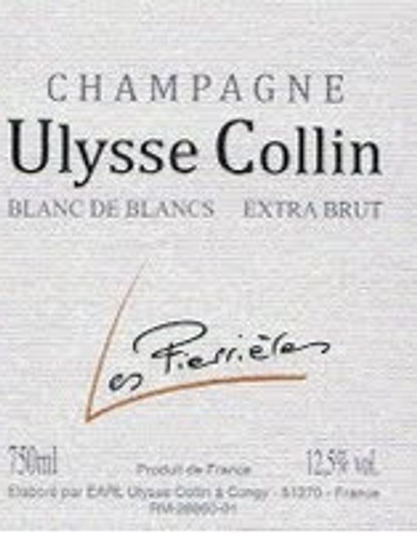 Ulysse Collin Champagne Les Pierrières Blanc de Blancs Extra Brut