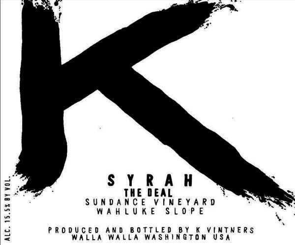 2018 K Vintners The Deal Syrah