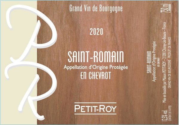 2020 Petit-Roy Saint-Romain En Chevrot