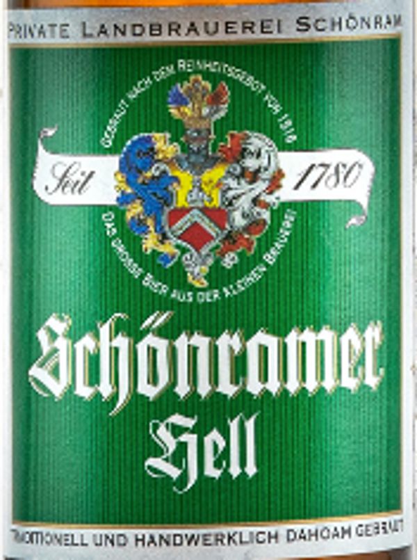 Private Landbrauerei Schönram Schöenramer Hell