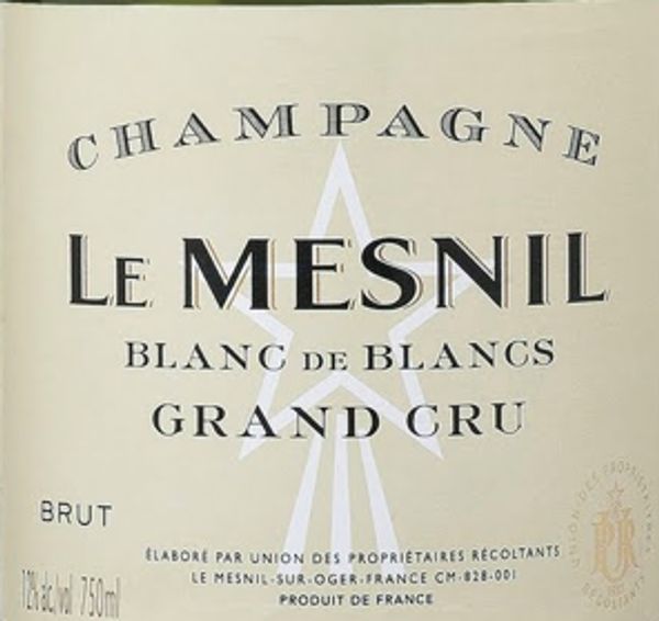 Champagne Le Mesnil Champagne Blanc de Blancs
