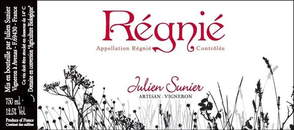 2018 Julien Sunier Régnié