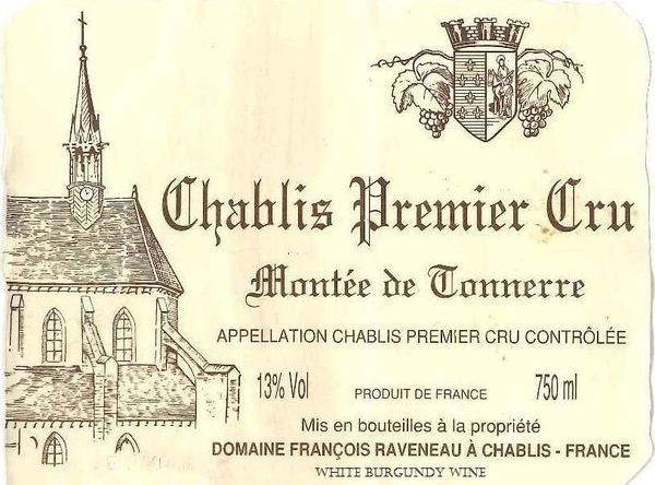 1999 Domaine Raveneau Chablis Montée de Tonnerre