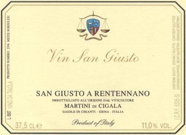 2011 San Giusto a Rentennano Vin San Giusto