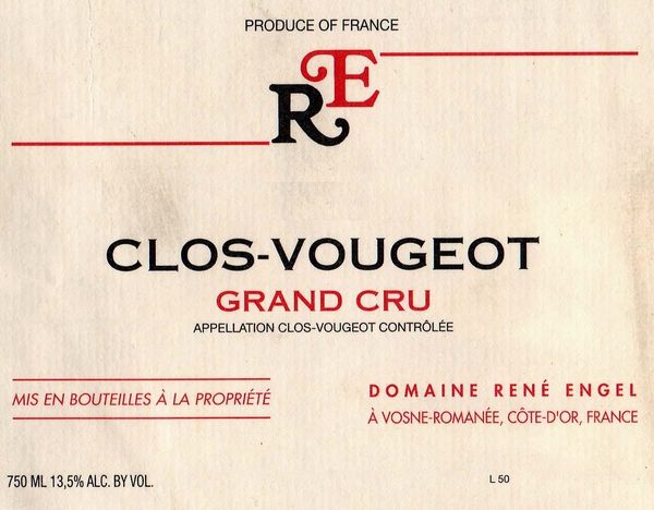 1998 Domaine René Engel Clos de Vougeot