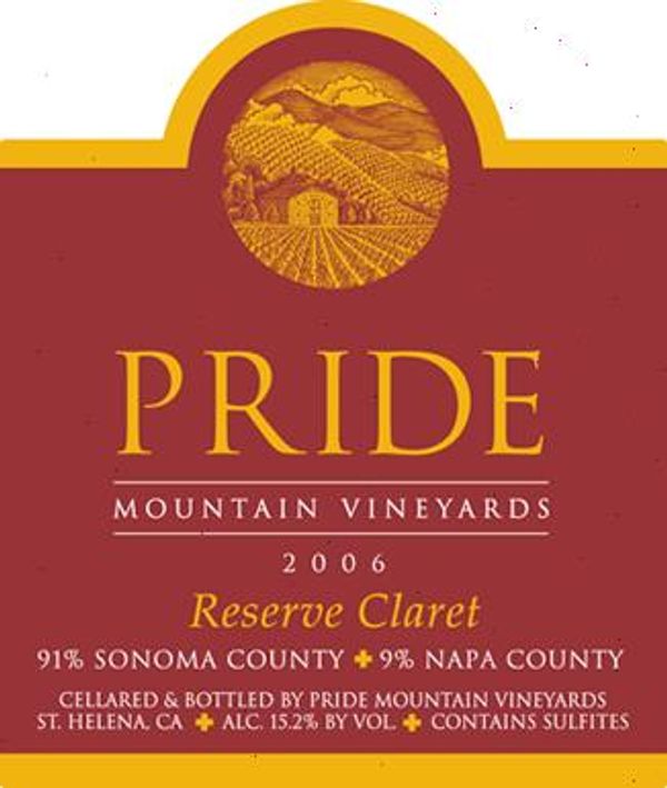 2006 Pride Mountain Vineyards Reserve Claret