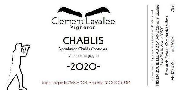 2020 Domaine Clement Lavallee Chablis