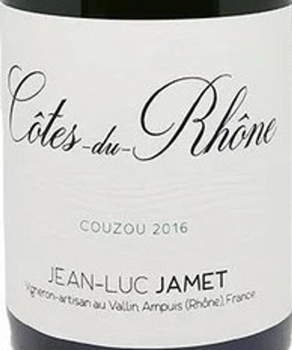 2016 Jean-Luc Jamet Côtes du Rhône Blanc Couzou