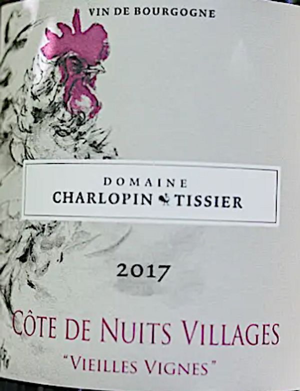 2017 Domaine Charlopin-Tissier Côte de Nuits-Villages Vieilles Vignes