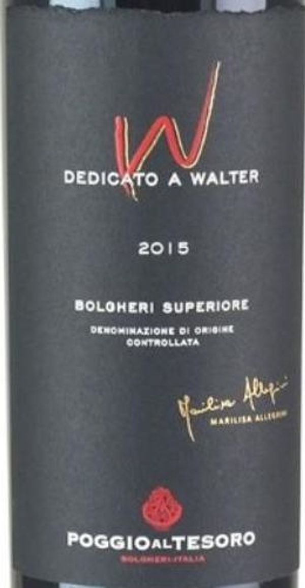 2015 Poggio al Tesoro Toscana Cabernet Franc Dedicato a Walter