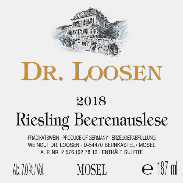 2018 Dr. Loosen Riesling Beerenauslese