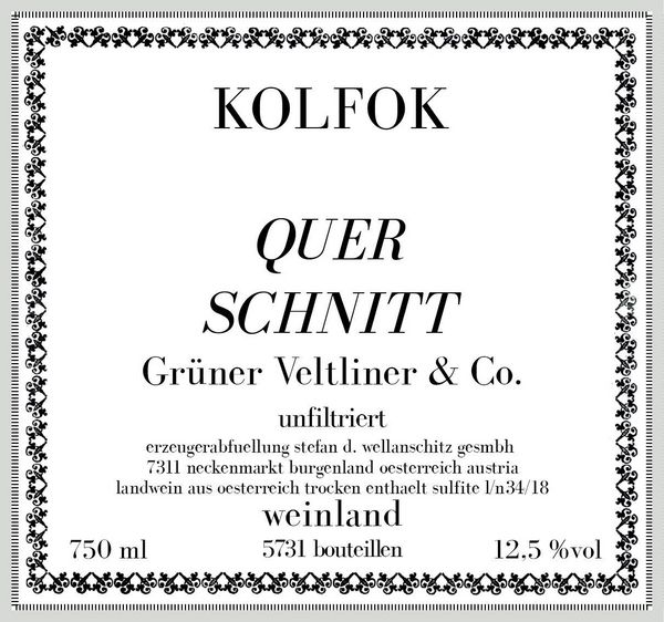 2021 Kolfok Quer Schnitt Grüner Veltliner & Co.