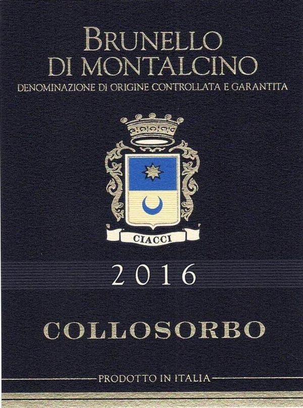 2018 Collosorbo Brunello di Montalcino