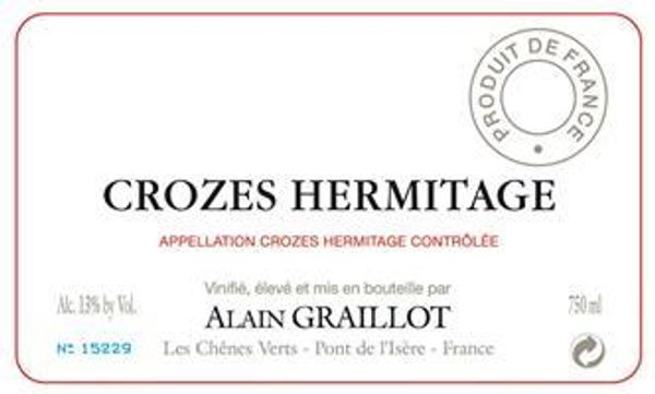 2020 Domaine Alain Graillot Crozes-Hermitage