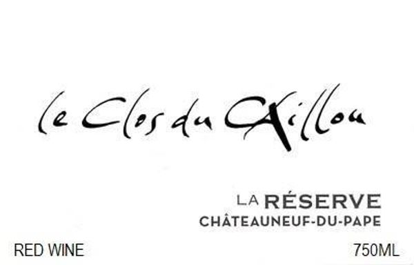 2019 Le Clos du Caillou Châteauneuf-du-Pape La Réserve
