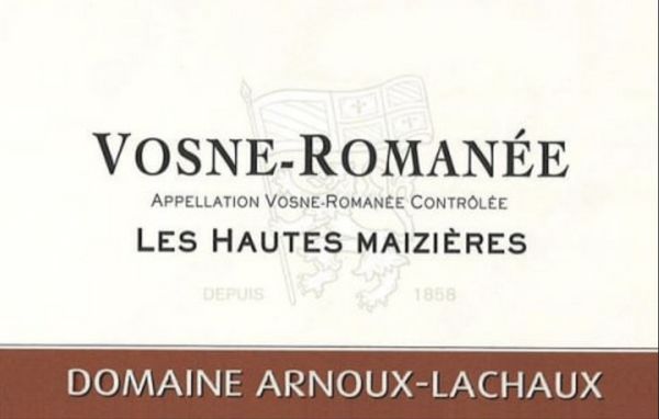 2018 Domaine Arnoux-Lachaux Vosne-Romanée Hautes Maizières