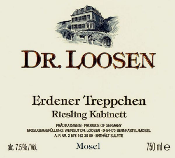 2021 Dr. Loosen Erdener Treppchen Riesling Kabinett